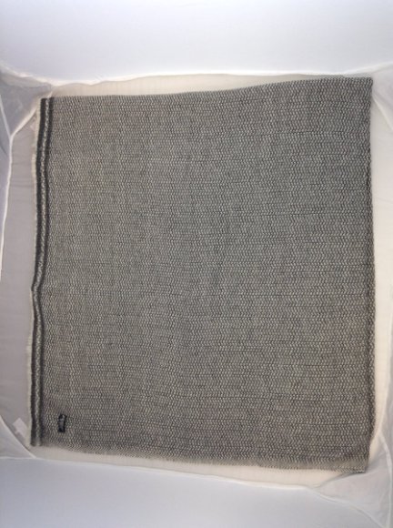 Handmade Grey Knit Scarf